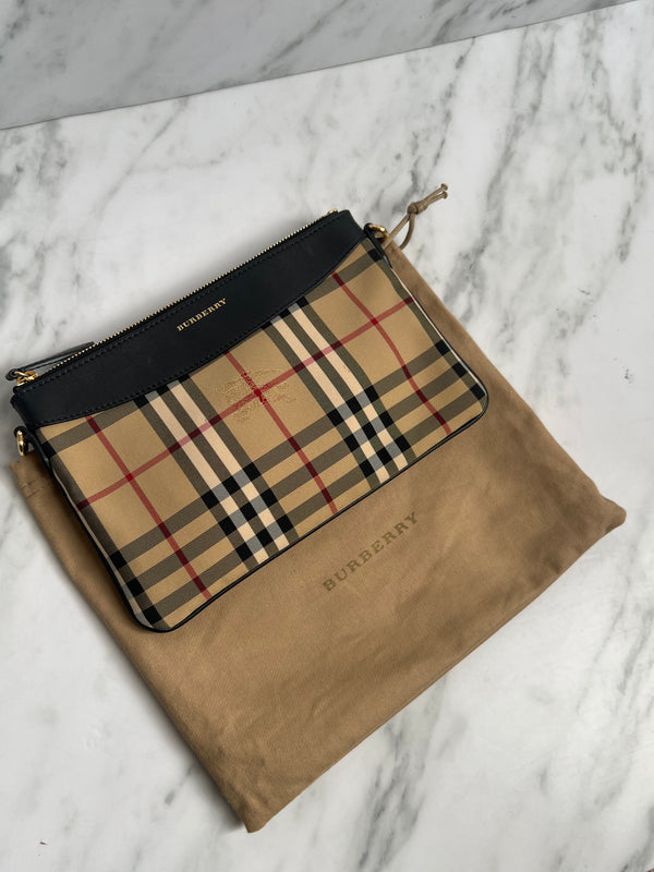 Burberry Check Clutch
