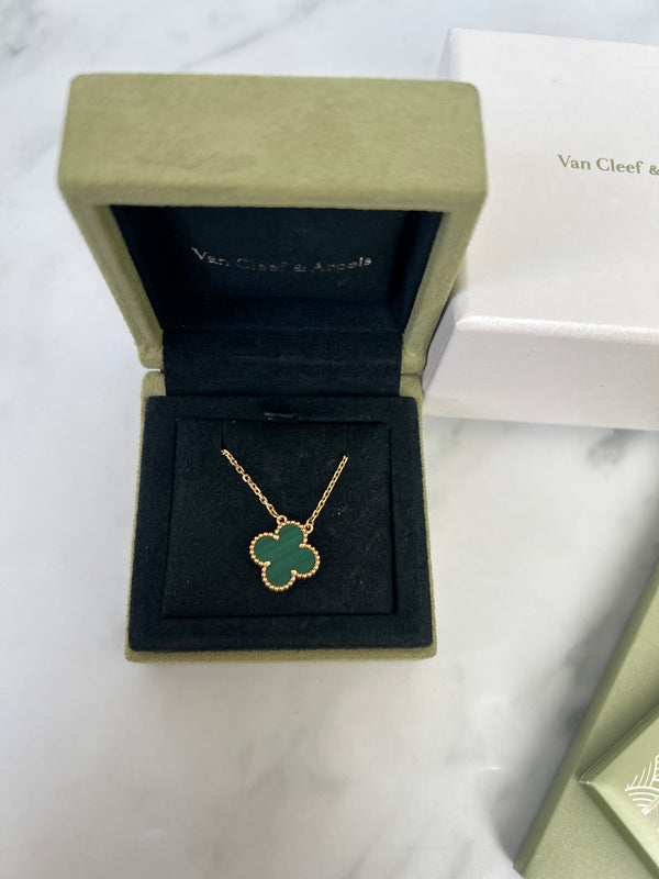 Van Cleef & Arples Vintage Alhambra Pendant - Malachite