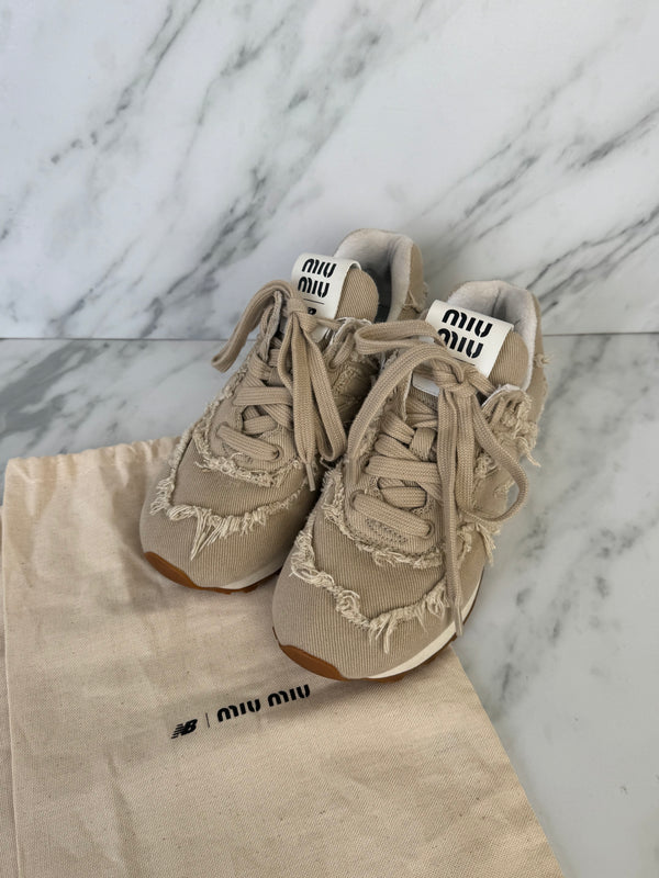 Miu Miu x New Balance - Denim Sneakers