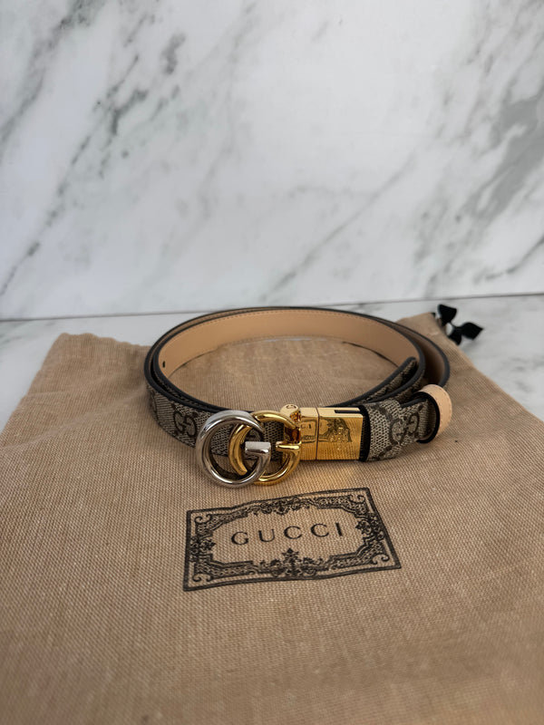 Gucci - GG marmont thin belt