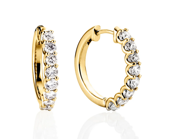 Olivia Bond - 18ct Yellow Gold Jumbo Huggie